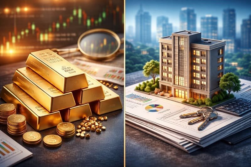 ذهب ام عقارات في السعودية